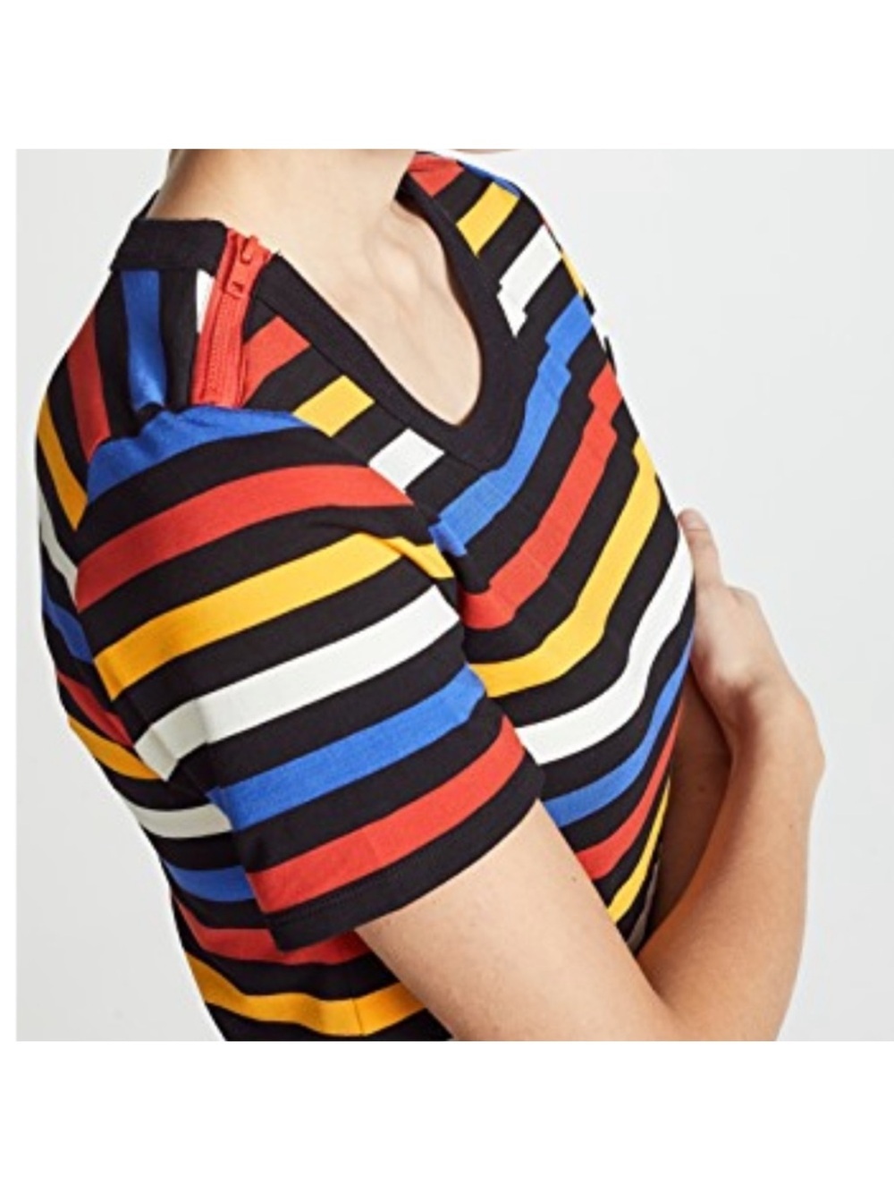 Veronica Beard Rush Striped Crewneck Tee - Picture 4 of 12